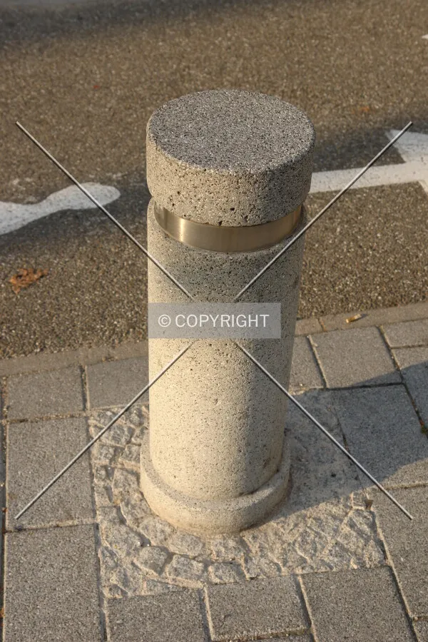 A stone serving as a barricade