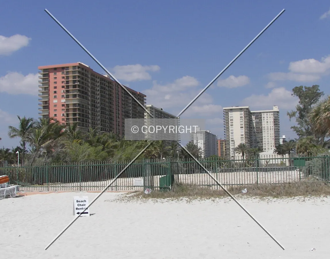 View from the beach