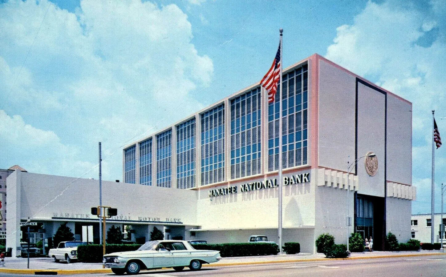 Vintage view from the southwest