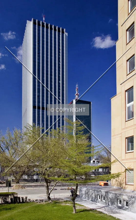 The old skyscrapers' core