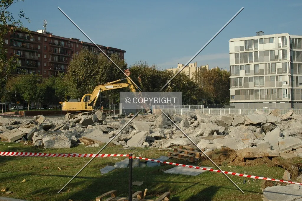 Cleaning the site from south