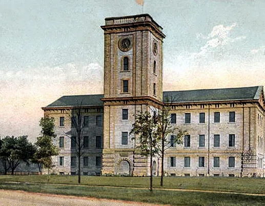 Vintage view from the northwest