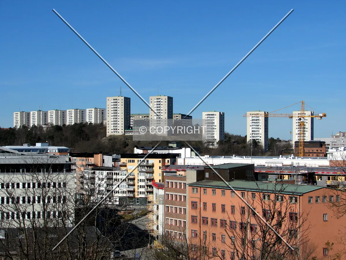 View west from Sjöviksberget