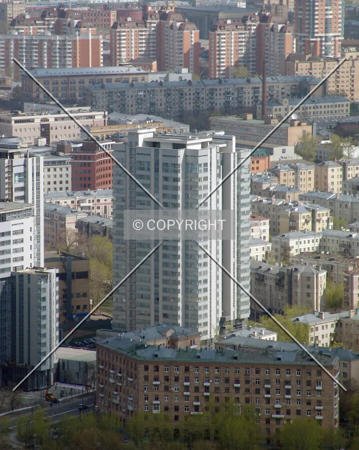 View from the 56th floor of Zapad