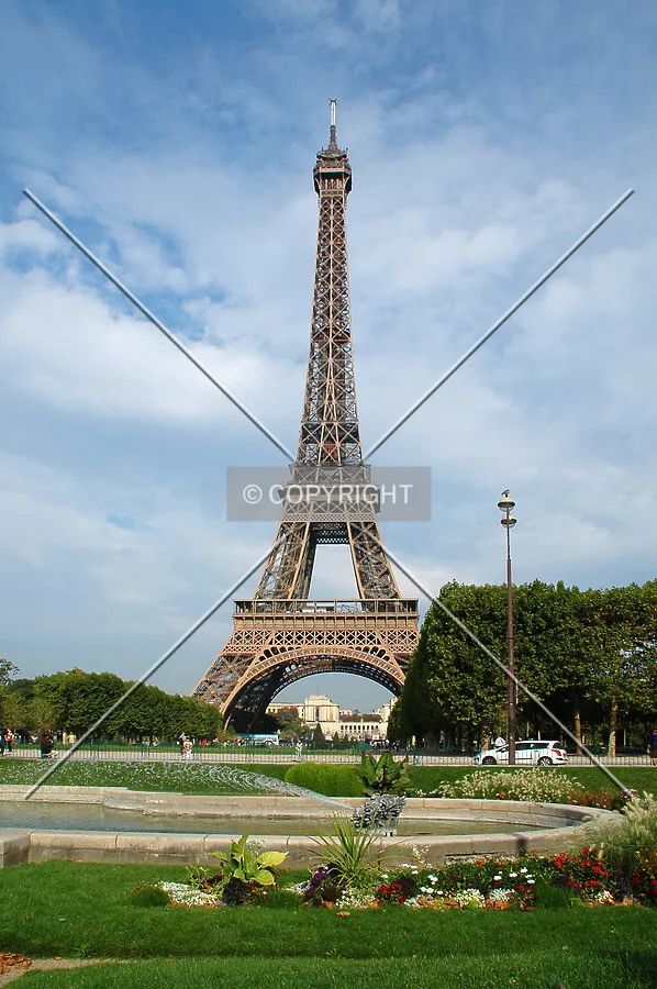As seen from Champ de Mars