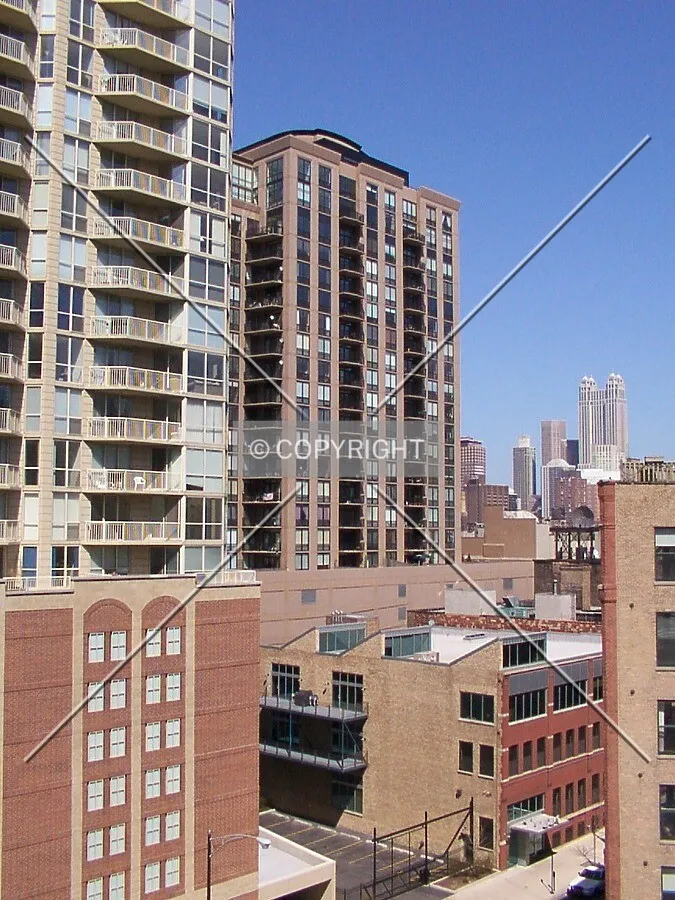 View from Park Place looking northeast