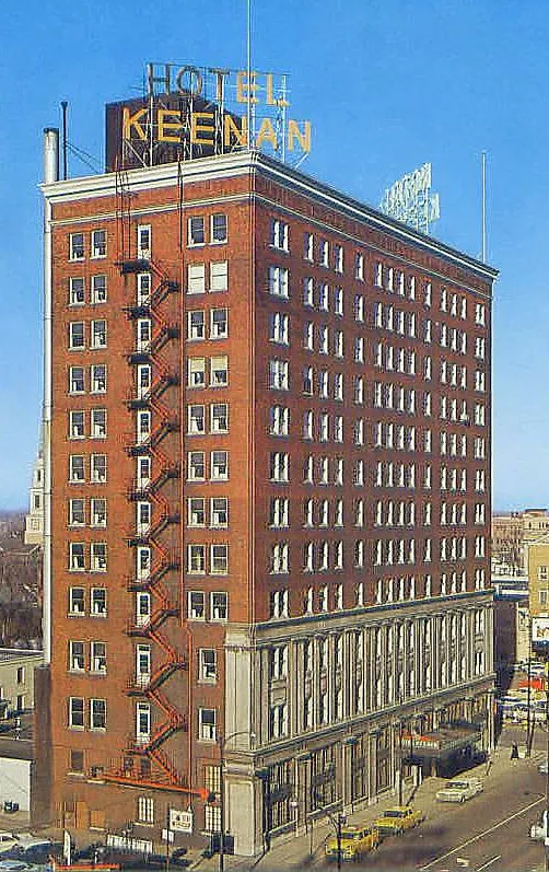 View from the southeast