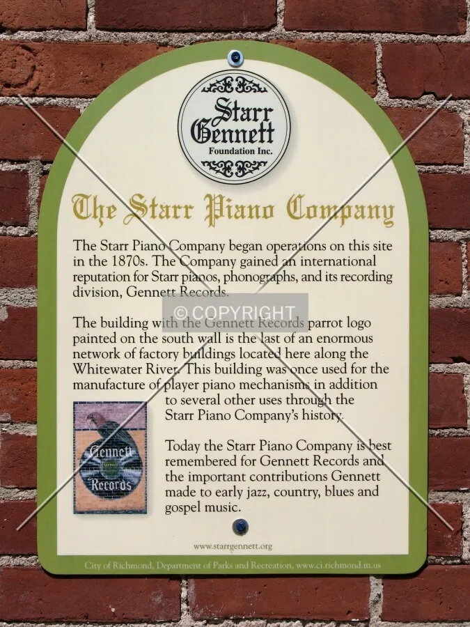 Historical sign on Pavilion