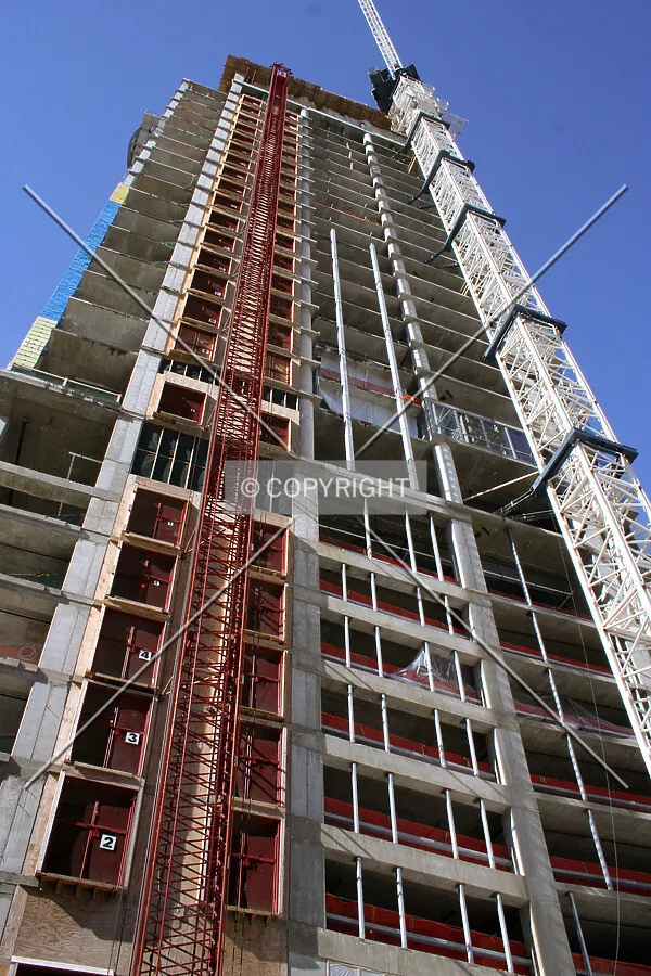 Looking up the east side