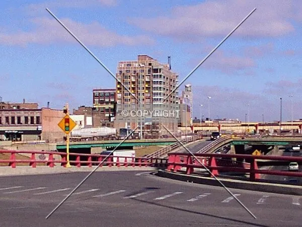 Looking north from Madison Street