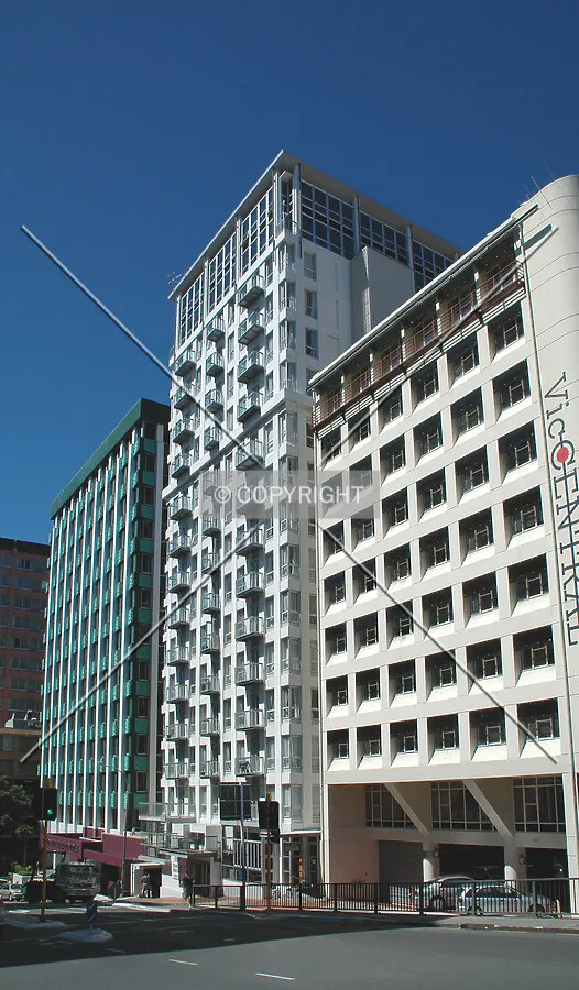 Looking east