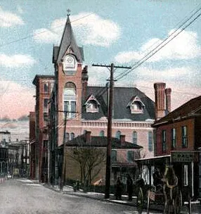 Vintage view from the west