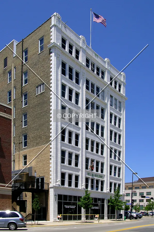 From across South Washington Street to the southeast