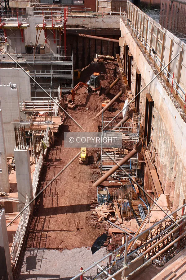 Looking into the site