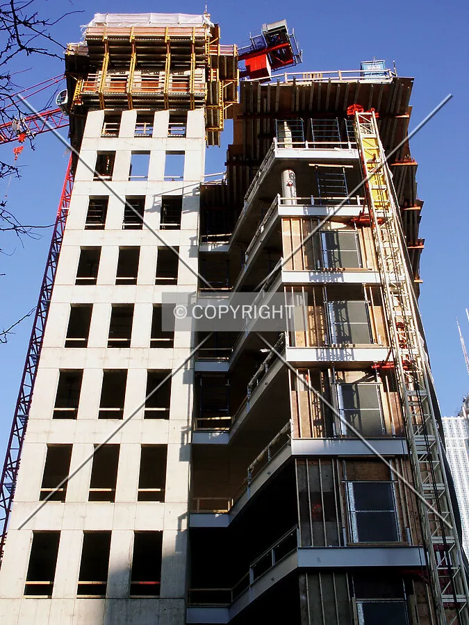 Looking up the west side