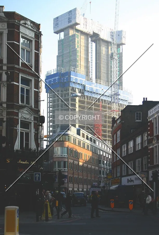 View east of the core from Bishopsgate
