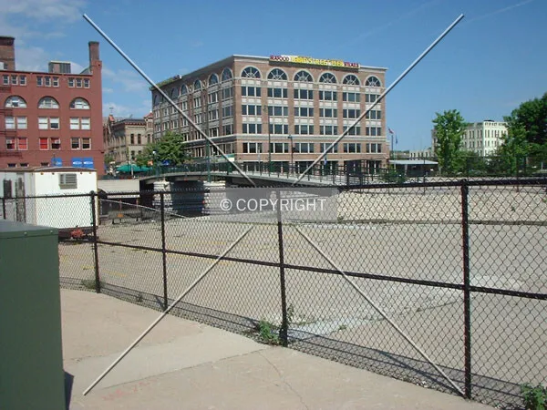View of the lot from Edison Street