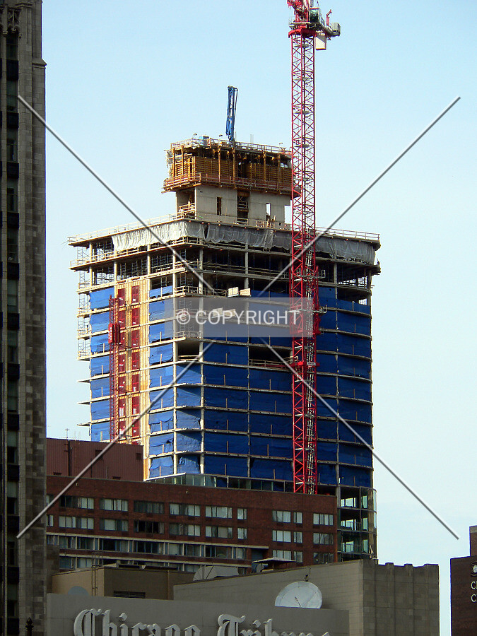 View to the northeast from Wacker Drive