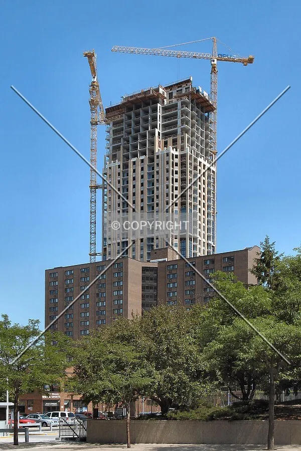 View to the northeast from Marquette Avenue