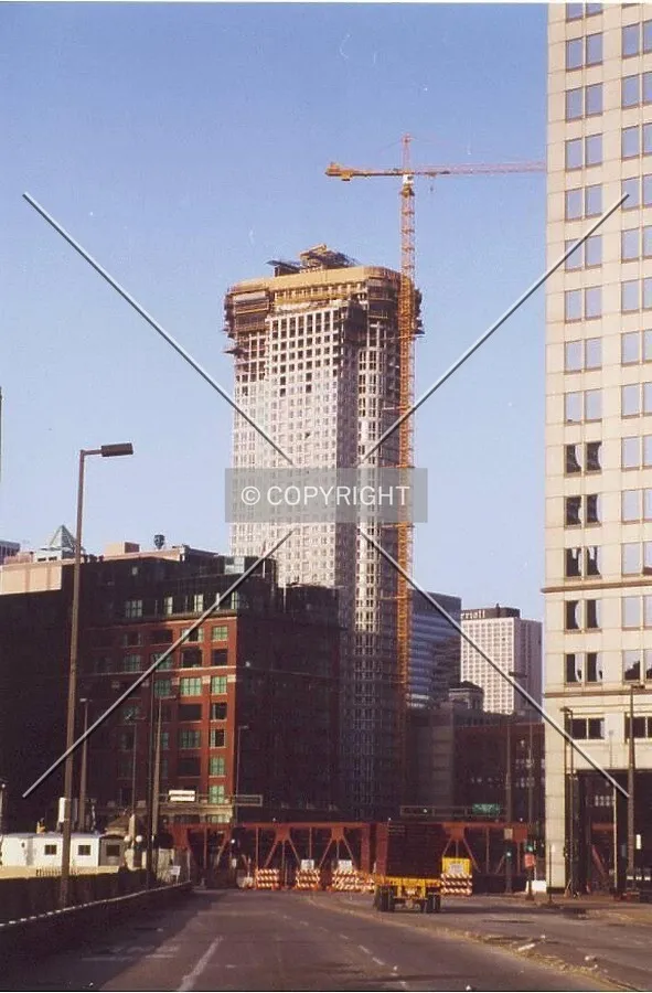 Looking northeast from Wacker Drive