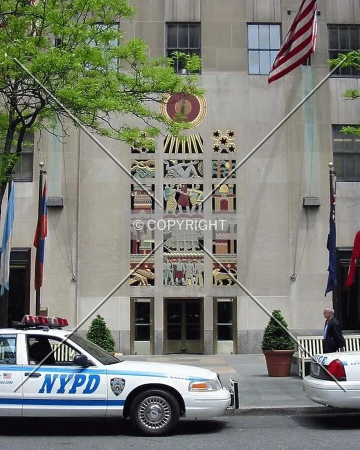 Entrance on the south side of the building