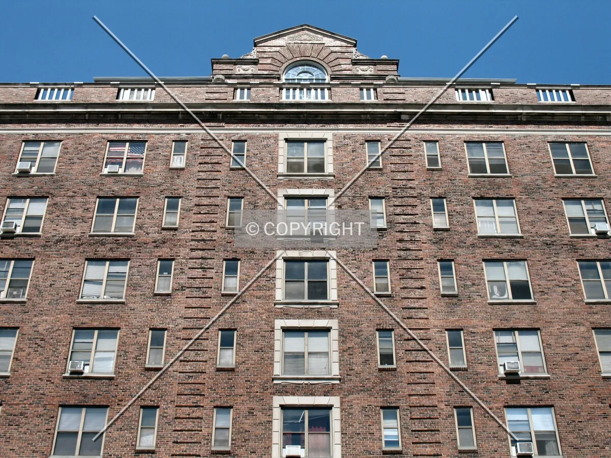 Looking up from East 16th Street
