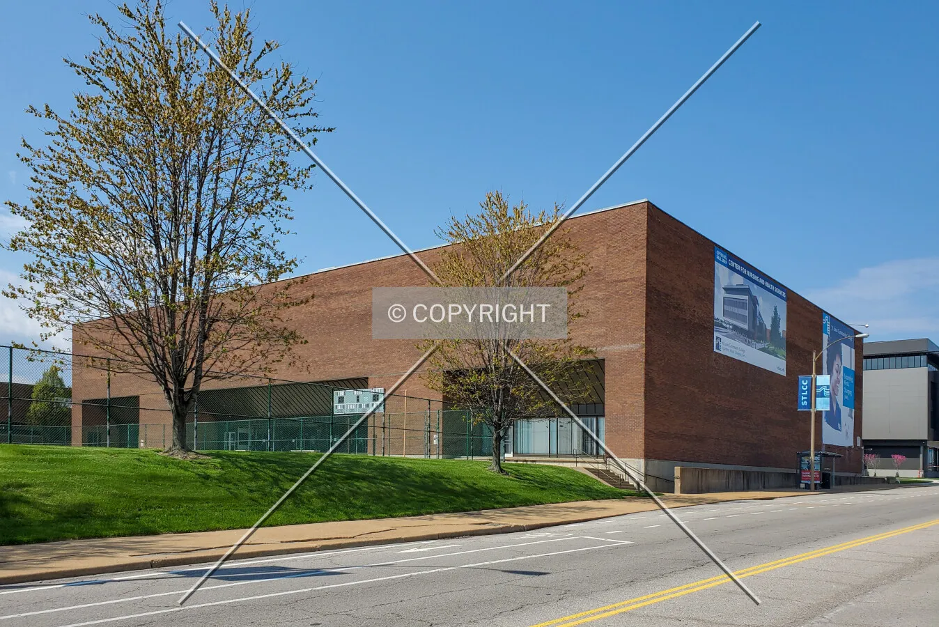 Northeast view; April 15, 2020