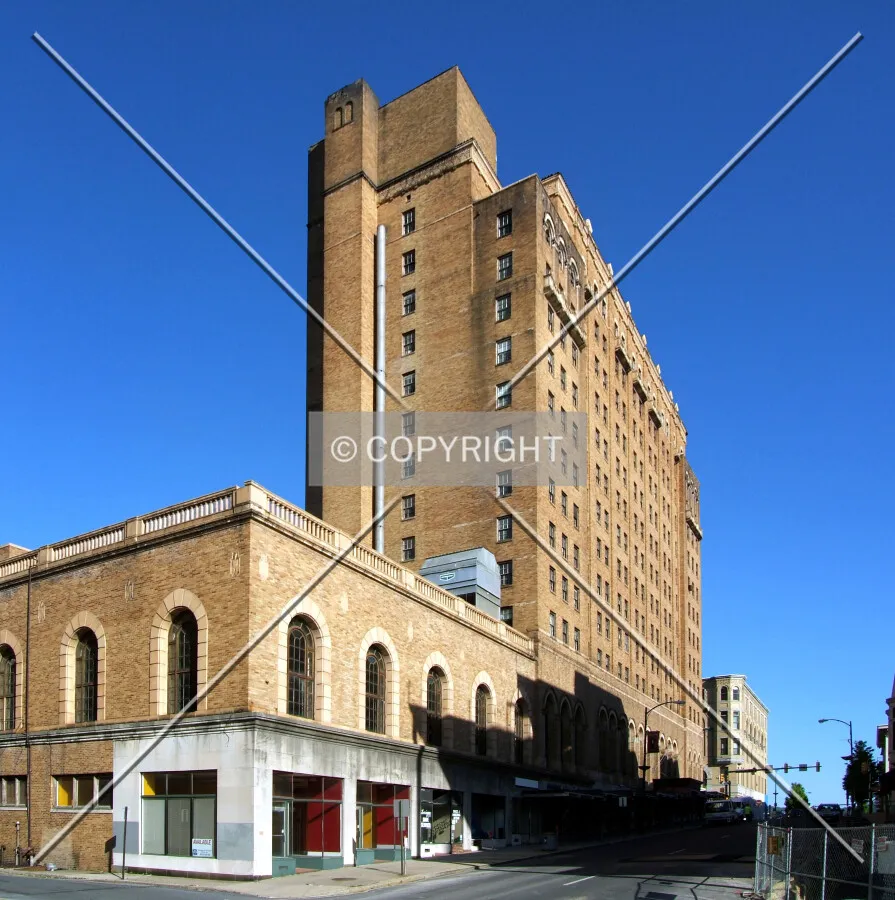 View from the northwest on 6th Street