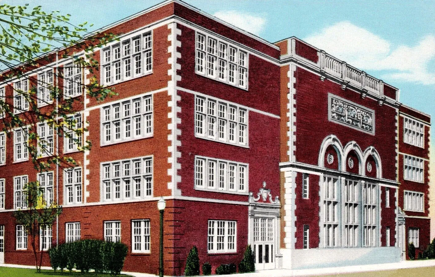 Vintage view from the southeast