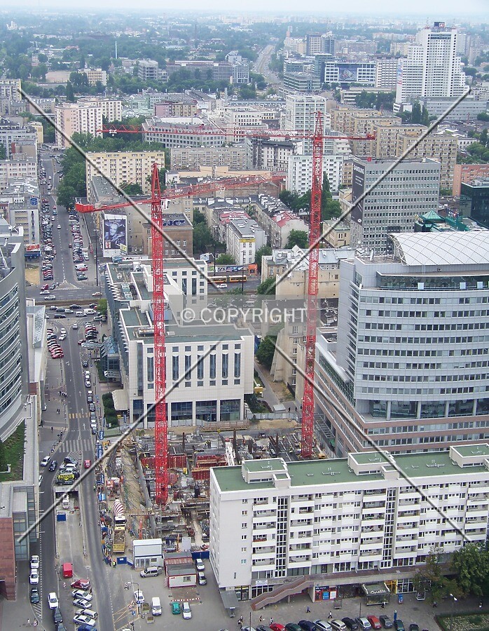 View from Palace of Culture and Science