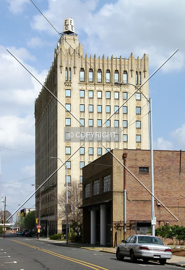 Looking east along Harrison Street