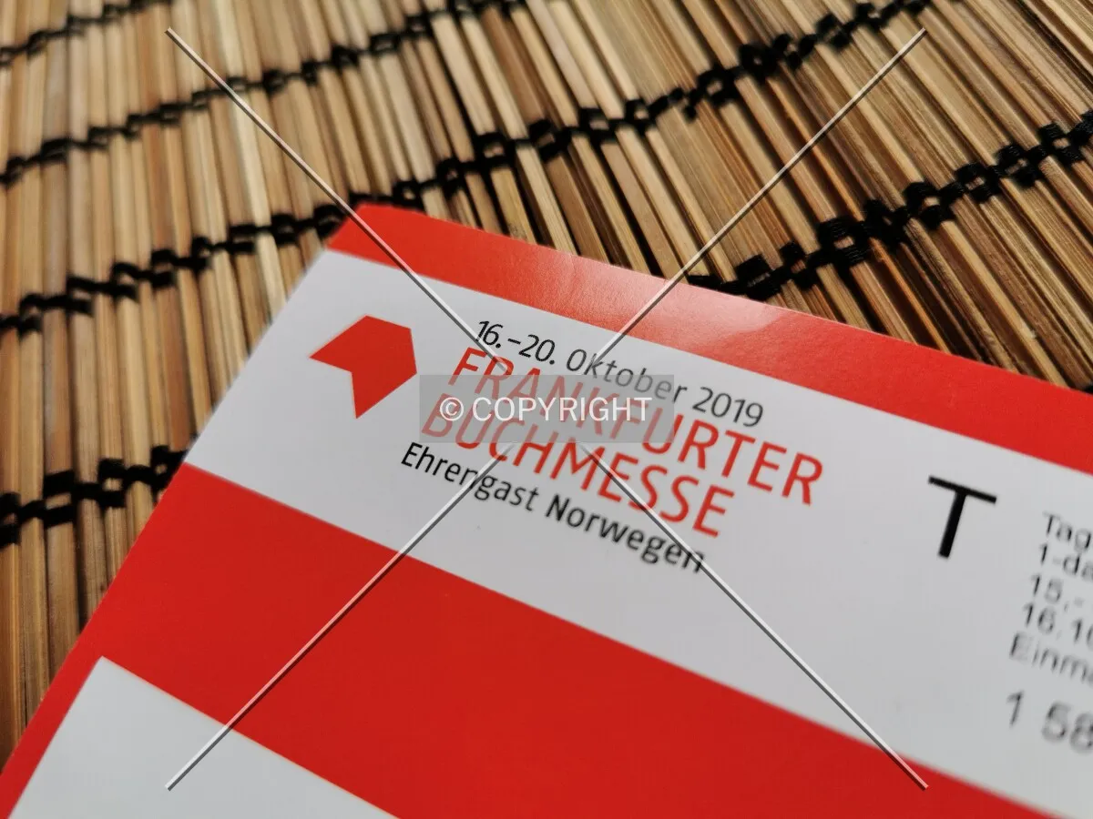 Frankfurter Buchmesse 2019 - tickets
