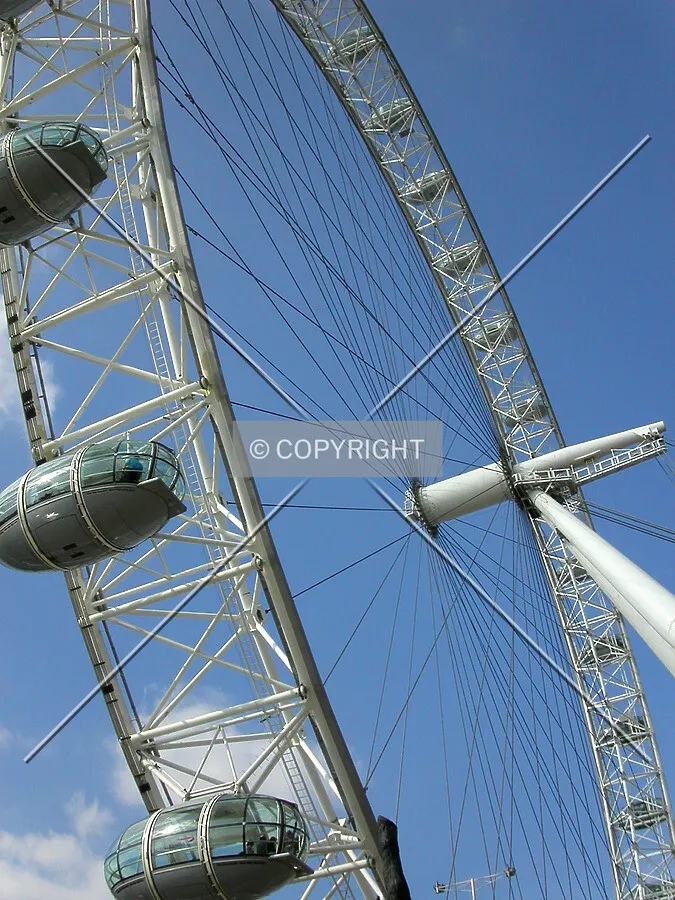 Looking up to the wheel
