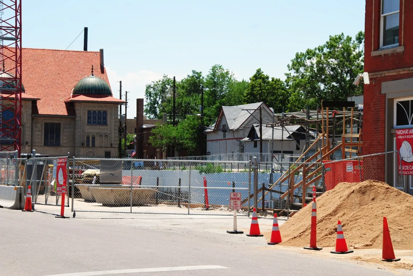 Looking southwest