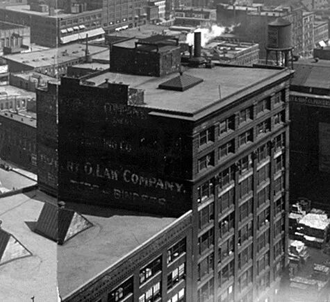 Vintage view from the northwest