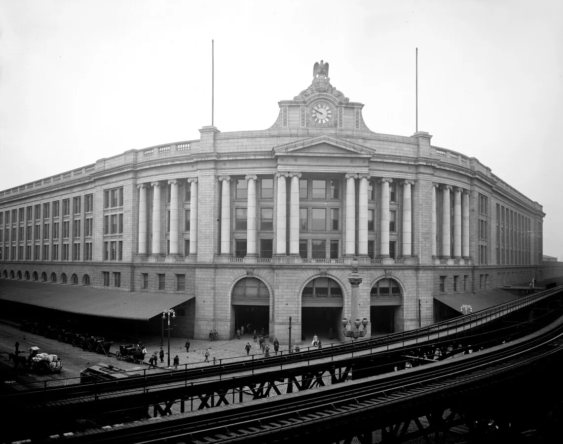 Vintage view from the north