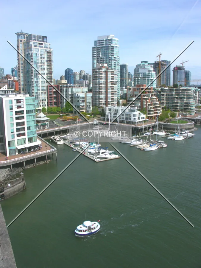 Complex in center from the Burrard Bridge