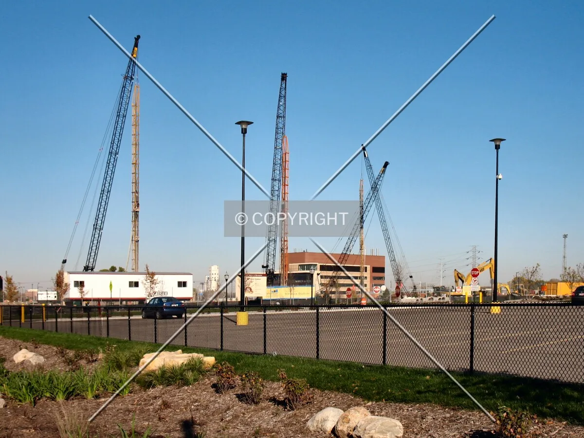 View to the northwest from 4th Street SE