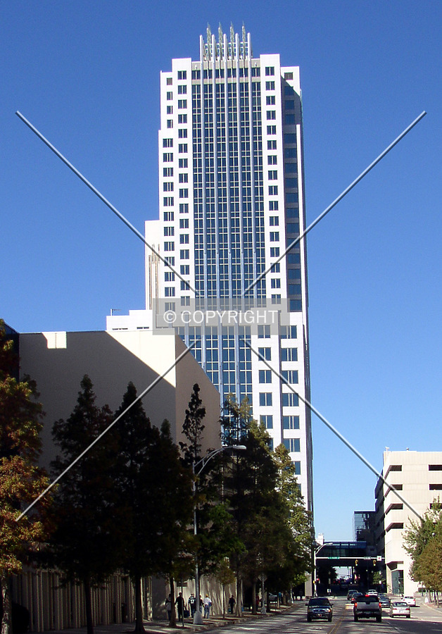 Looking northwest from East Second Street