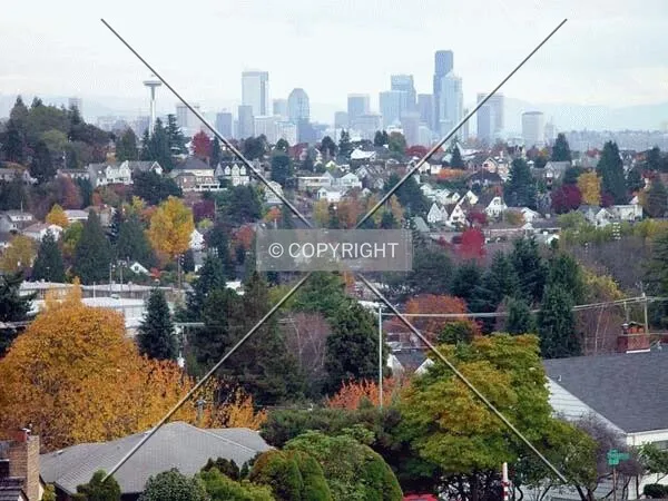 Autumn skyline from Magnolia Bluff