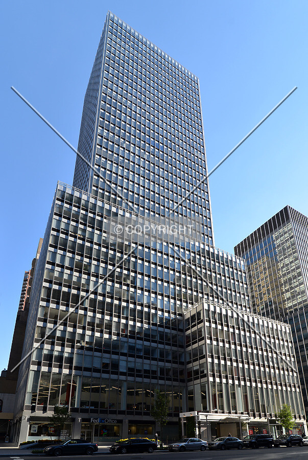 View from the northwest at 3rd Avenue and 47th Street