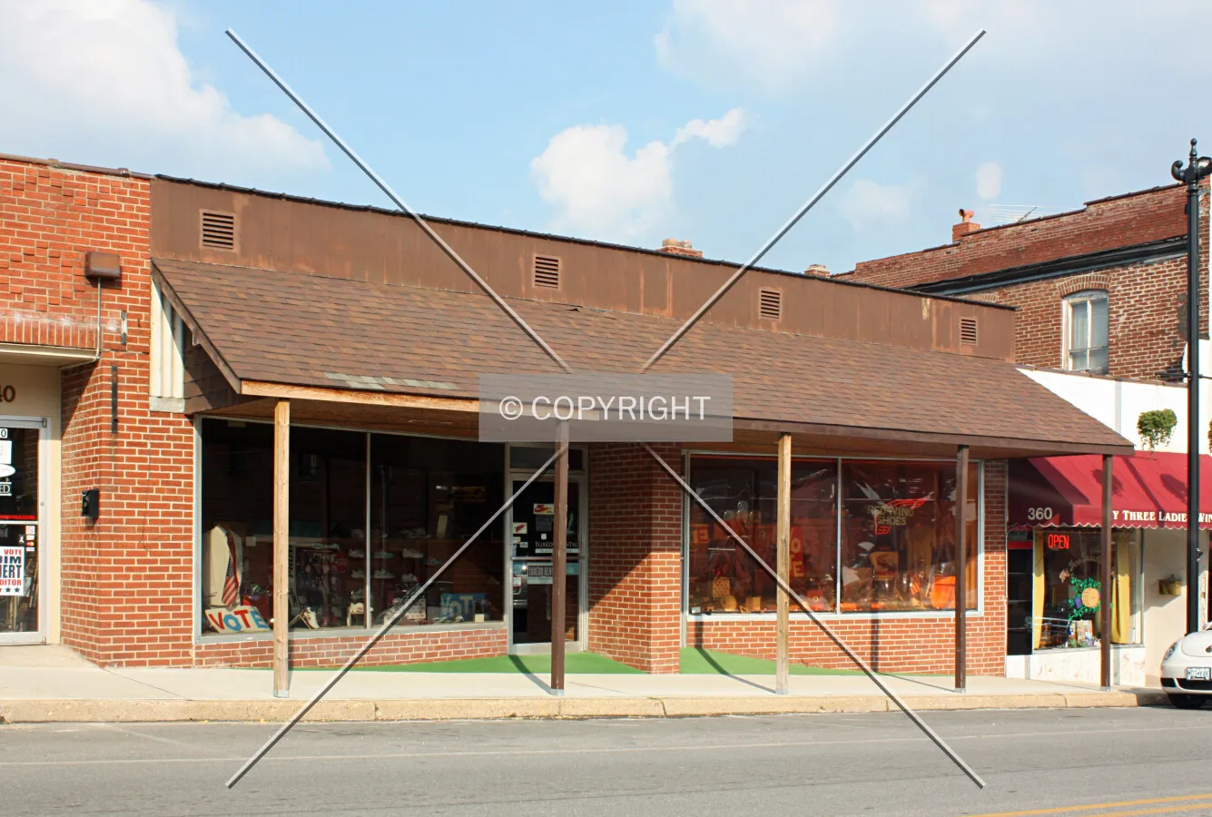 View from the west; July 27, 2010