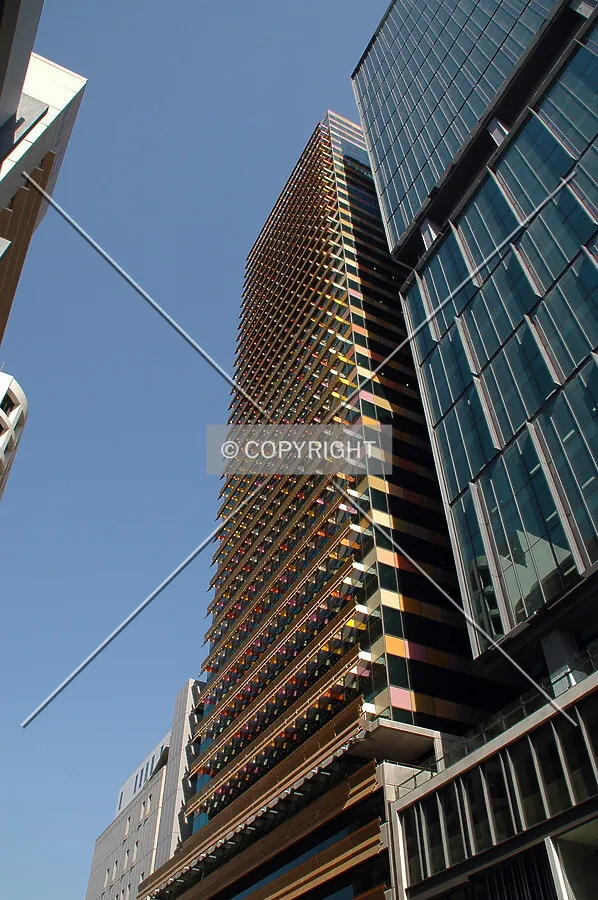 Looking up from Turbot Street