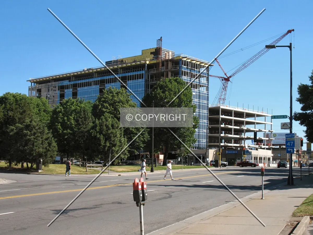 View to the north across Central Avenue SE