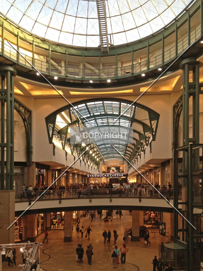 CentrO Oberhausen - in the middle the new wing which has been in service since 2012