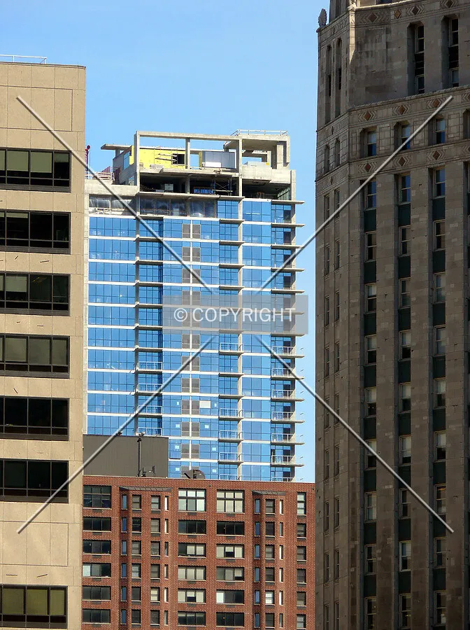 View to the north from the Chicago River
