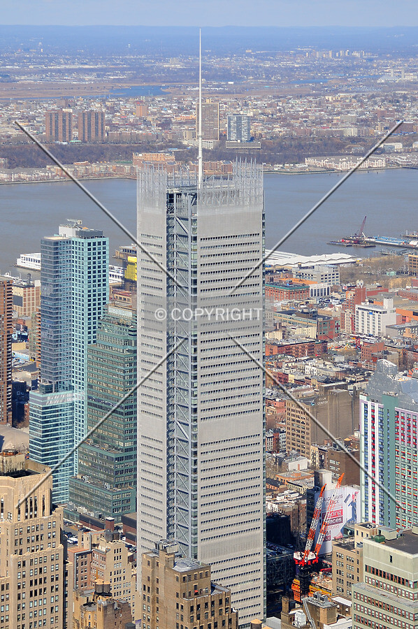 As seen from Empire State Building's observation deck