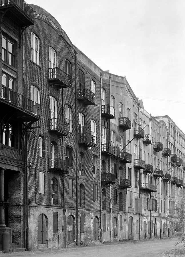 Vintage view from the northeast