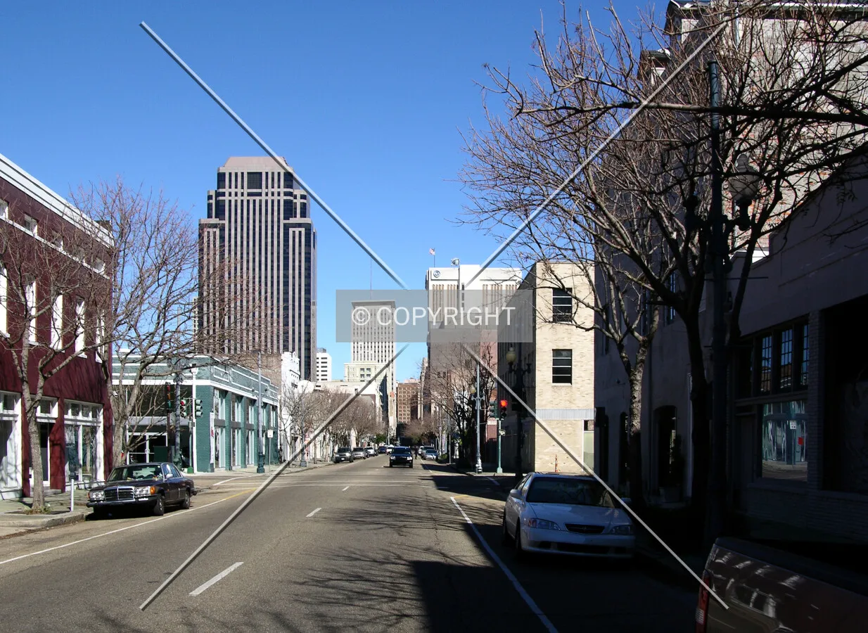 Looking north from Howard Avenue