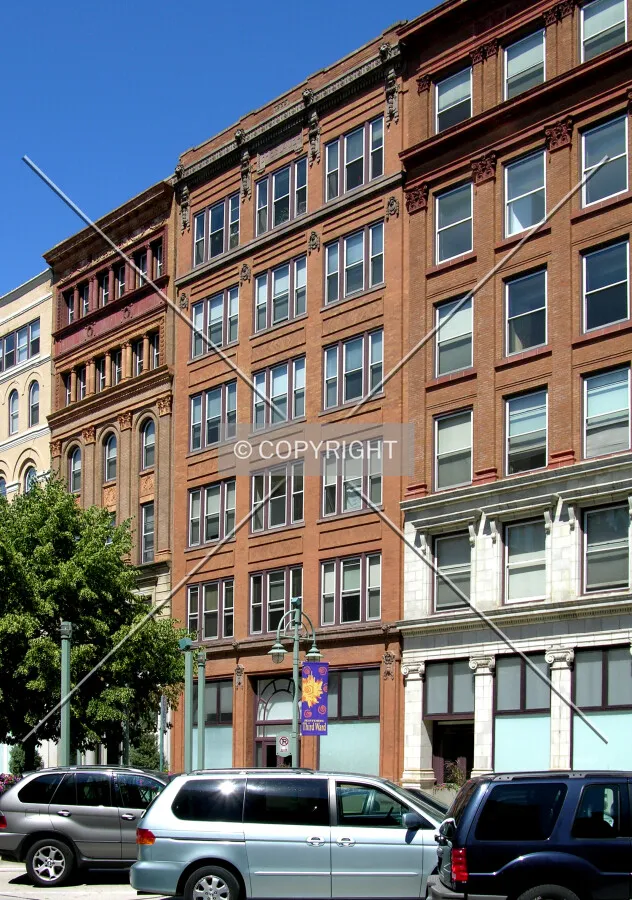 From across North Broadway to the southwest